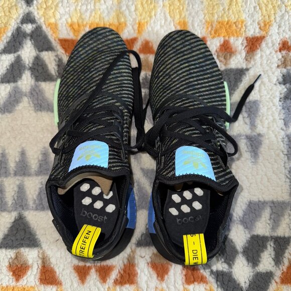 adidas NMD_R1 Black Multicolor - Picture 7 of 8